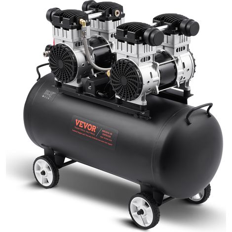 VEVOR-Luftkompressor,20 Gallonen Stahltank,4 PS,14,6 CFM bei 90 PSI,ölfreier Luftkompressor&max. 125 PSI Druck,78 dB ultraleiser tragbarer Kompressor,für Autoreparatur,Reifenbefüllung,Spritzlackierung