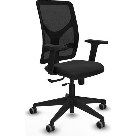 Silla de oficina piqueras y crespo Motilla negro espuma alta densidad (1/2)