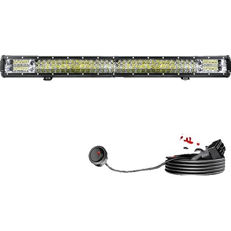 Barra de luz LED para trabajo, superbrillante, resistente al agua, foco de 34 pulgadas. (1/2)