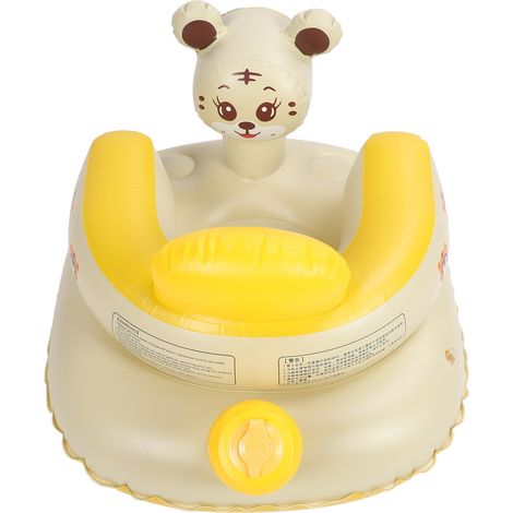 Aufblasbarer Babysitz, faltbarer Kleinkindersitz, Badestuhl, belüfteter Babysitz für Pool und Badewanne (1/5)