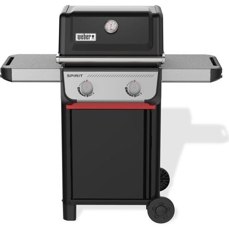 Gasgrill - Weber - Spirit E-210 - 2 Brenner aus Edelstahl - 7,8kW - Thermometer - Schwarz