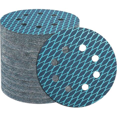 Schleifpapier 125mm Klett 90 Stück Körnung 80 mit Staubabsaugung
