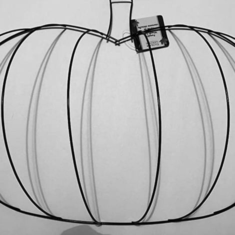 Guirlande Métallique Citrouille - Décoration Porte Automne Halloween Action De Grâce - DIY Pour Couronne - 1 Pièce (1/5)