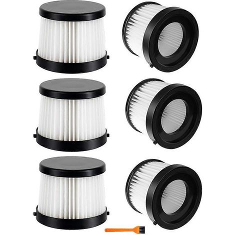 Filtre de 6 Pack DCV501HB DCV5011H Aspirateur Filtres pour DEWALT 20V Aspirateur Cordless Handheld Aspirateur – Compared to DCV5011H (1/5)