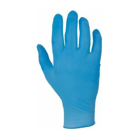 Powder-free nitrile disposable gloves, size XL – Box of 100 gloves – Food safe – Comfortable to use (1/5)