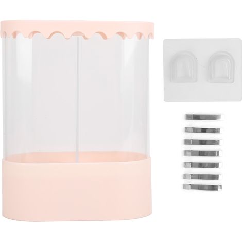 Distributeur De Gobelets - Support Mural Double Tube Anti-Poussière - Pour Cuisine Bureau Café - Compatible Diamètre 5cm À 7.6cm (1/5)