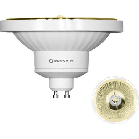 Ampoule Led Dichroïque Nitro 15 W Gu10, Angle De Faisceau De 45°, 2 700 K, 1 000 Lumens - Beneito & Faure, Éclairage Led Écoénergétique (1/4)