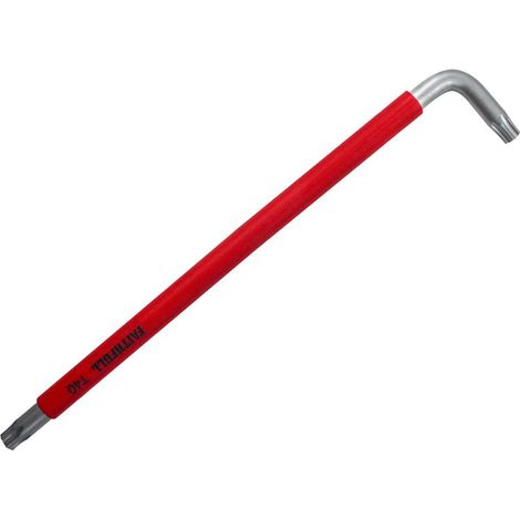 Faithfull FAIHKT40 Coloured Star Key T40 Hex Key Allen Key FAIHKT40