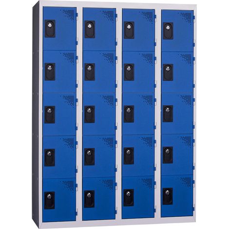 PROVOST - Vestiaire multicases Provost - 4 colonnes × 5 cases - Montage facile