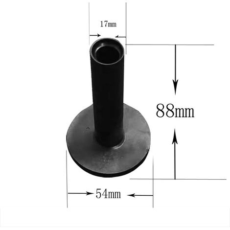 Supports de tees de golf en caoutchouc pour tapis d'entraînement intérieur/extérieur, hauteur 88 mm (1/5)