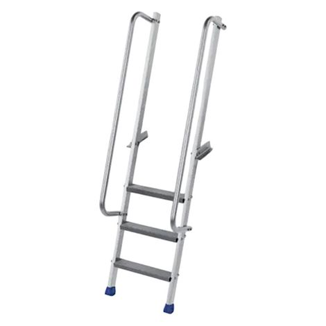 Feste Zugangstreppe für Platten - 4 Stufen - Zugangshöhe 1.25 m - MAD-SPF-125