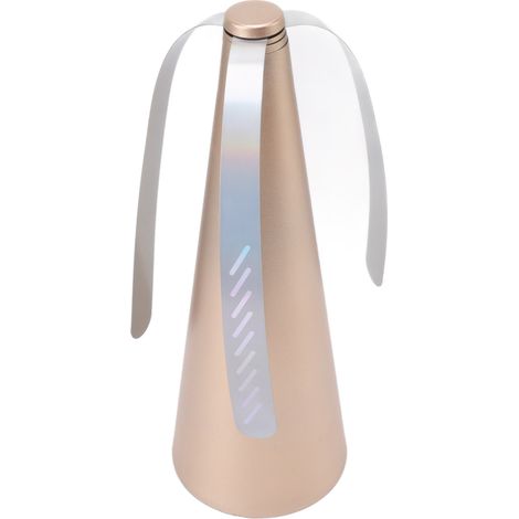 Tragbarer, leiser, multifunktionaler, automatischer 3-Blatt-Insektenventilator für Tisch, Küche und Außenbereich