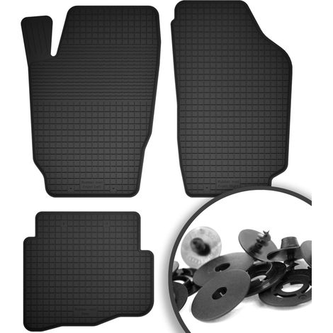 Gummimatten + Stopper für: Volkswagen Polo IV 9N Schrägheck (2001-2009)