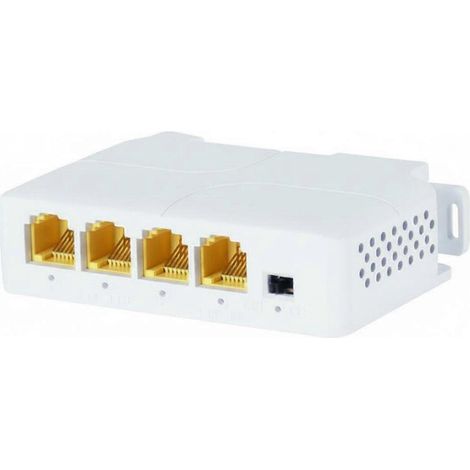 Extension PoE (Power over Ethernet) 4 ports, Plug and Play (1/5)