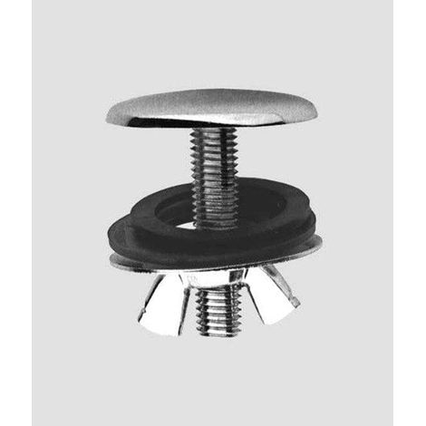 TAPPO COPRIFORO IN ACCIAIO INOX CROMATO Ø40 mm (1/2)