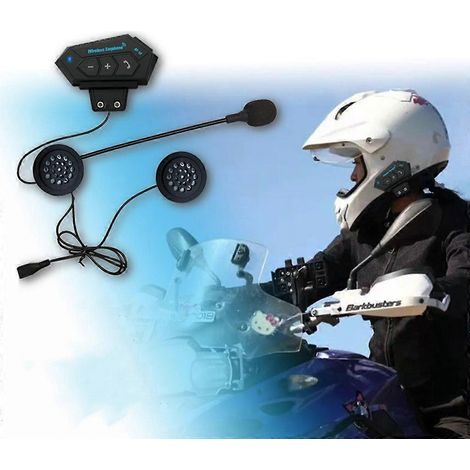 Motorrad-Stereo-Helm Bluetooth-kompatible Gegensprechanlage wasserdichte Kommunikation