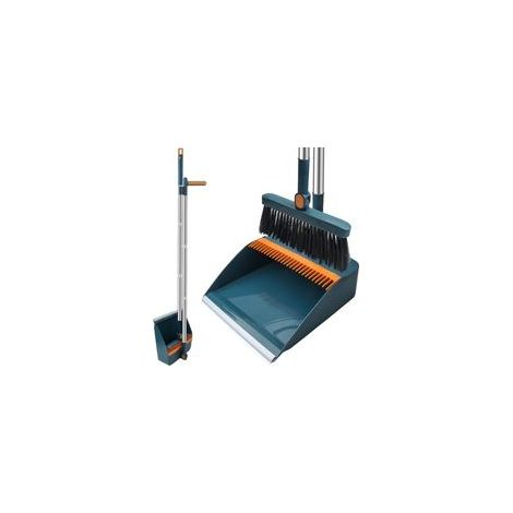 Kit de Nettoyage de la Maison et de Balayage - Balai et Pelle avec Un Long Manche