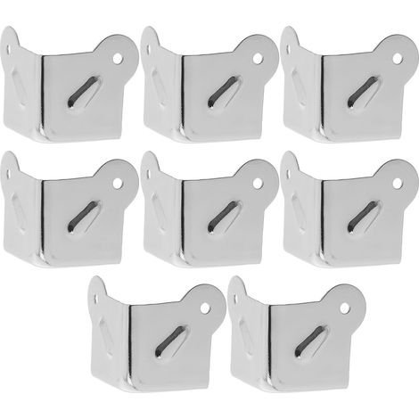 8pcs Protecteurs d'angle Métalliques pour Meubles Argentés, Protection d'angle Haute Efficacité pour Maisons et Bureaux (1/5)