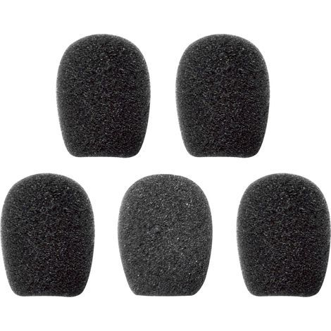 Set mit 5 Mikrofon-Schaumstoffüberzügen, Bluetooth-Intercom-Zubehör, Sena SMH10R SMH5 SMH3 SPH10, für Motorradhelme (1/5)