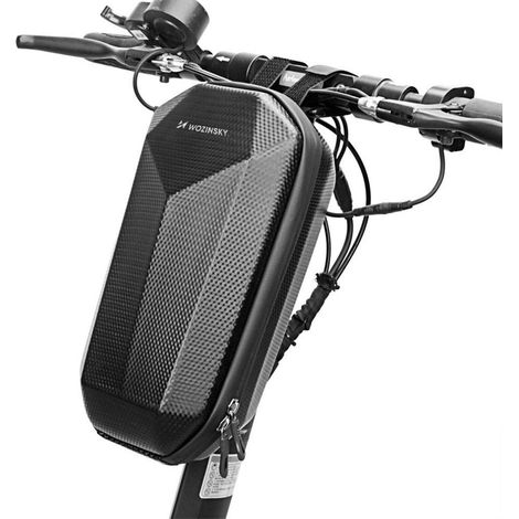 Sacoche de guidon étanche pour trottinette, 4 L, noire