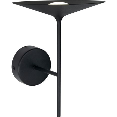 Applique murale noire ronde minimaliste LED 6W HANA W0303 Maxlight (1/3)