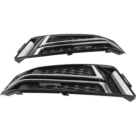 Schwarzer unterer Frontstoßstangengrill, 2-teilig, 8W0807681F, passend für Audi A4 S4 B9 2016-2018 (1/5)