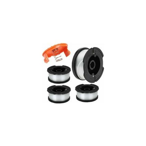 Bobine de Fil pour CoupeBordure BOSCH EasyGrassCut 18 23 26 Art 23 26, Remplace les Numéros de Pièce F016800569 et F16800385, Comprend 4 Bobines.
