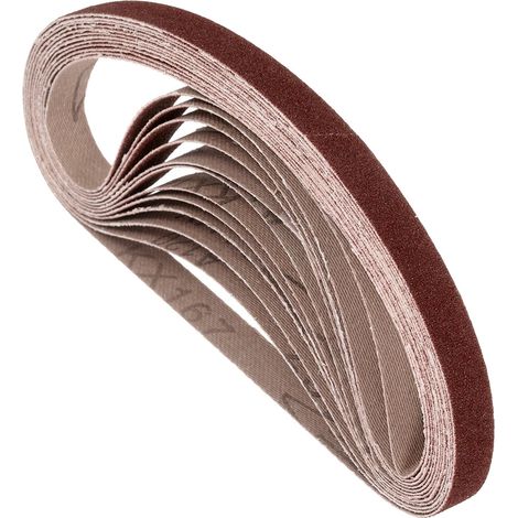 24 Pcs Bandes Abrasives 13mm x 457mm 120 Grain Pour Ponceuse À Bande (1/5)