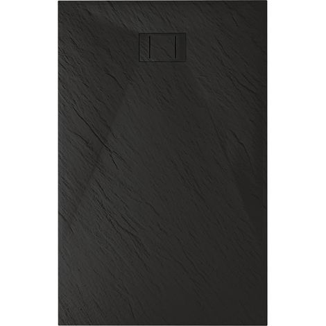 Duschtasse anthrazit Stein-Effekt mod. Blend 90x130 cm rechteckig