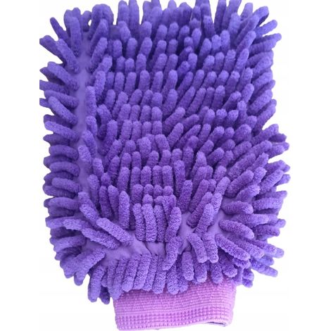 Guanto per pulizia in microfibra nigrin doppia faccia senza chimici