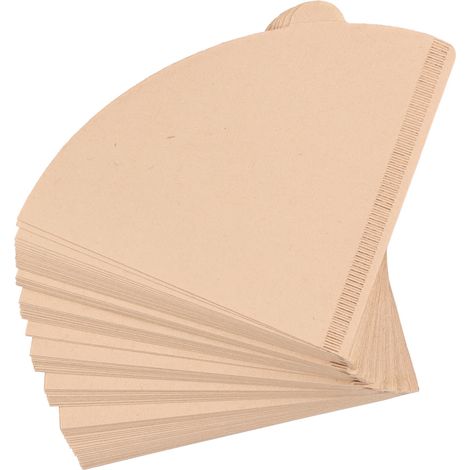 V60 konische Kaffeefilter mit Ösen, 100er-Packung, aus biologisch abbaubarem Naturpapier für Kaffeemaschinen (1/5)