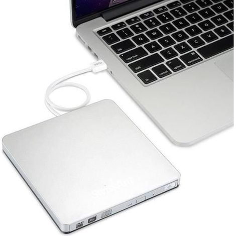 Graveur DVD - X-Century - Lecteur CD/DVD-RW - USB - Compatible MacBook et PC - Noir (1/4)