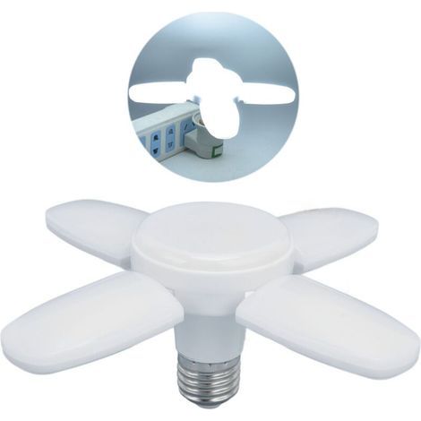 Luminaire LED pliable pour garage, atelier et entrepôt - Éclairage puissant et réglable (1/5)
