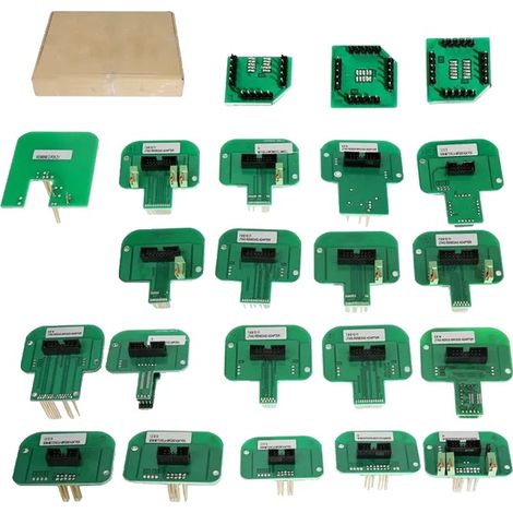Marco BDM, juego de adaptadores de 22 piezas, construcción de acero inoxidable, 22 sondas BDM (1/2)