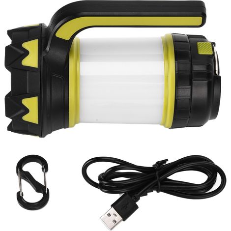 Lampe de Camping Rechargeable USB LED, 6 Modes d'Éclairage pour Randonnée et Urgence (1/5)