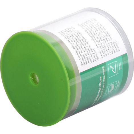 Chiffons nettoyage fibre optique 100 feuilles sec humide, outil sans poussière, double usage, pour instruments optiques et connecteurs. (1/5)