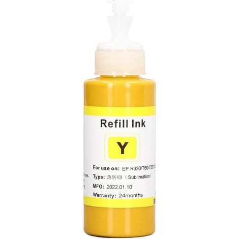 Recharge d'encre de sublimation (100 ml) pour imprimantes numériques (R330, 230, T60, T50, Y)