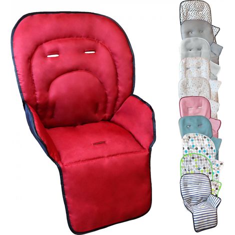 Housse d'assise pour chaise haute bébé – Rembourrage 100% polyester – Lavable en machine – Compatible avec chaises hautes Ptit – Monsieur Bébé
