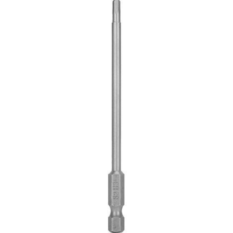 3-mm-Innensechskant-Schraubendreherbit, gehärteter Elektroschraubendreherbit mit magnetischer Spitze, S1/4 100 mm (1/5)
