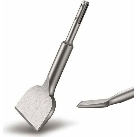 Ciseau À Carrelage - SDS Plus - Tête Courbée - 165 Mm X 75 Mm - Acier Allié Trempé - 1 Pièce (1/4)
