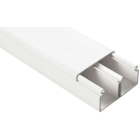 Poly Pool Canale Portacavo - Bianco - 2m x 40mm x 20mm