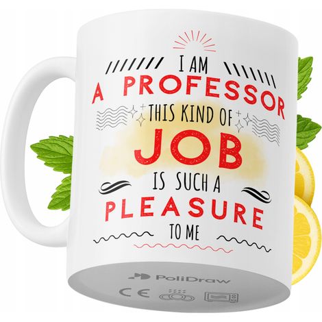 Tazza divertente e umoristica per un professore, ideale per caffè e tè, con grafica e testo divertenti. Perfetta per compleanni, onomastici e festività. Tazza premium per occasioni speciali, per casa, (1/5)