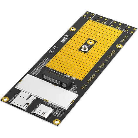M.2 NGFF B Key 3G/4G/5G Modul auf Typ C Netzwerkadapter-Riserkarte