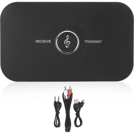 Émetteur/récepteur Bluetooth sans fil A2DP audio, adaptateur auxiliaire 3,5 mm (1/5)