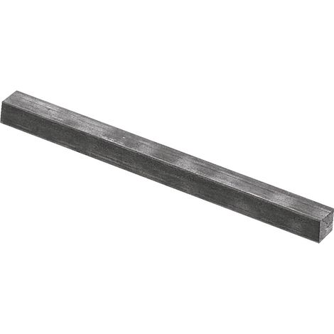 Tige carrée lisse 8mm de longueur 1000mm en acier brut DUVAL 34 1001 4800