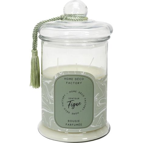 Bougie Bonbonnière Parfumée Senteur Figue H29cm (1/3)