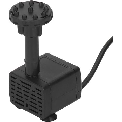 5-W-Solarwasserpumpe, 75 cm hoch, 180 cm Förderhöhe, effizienter Solarbrunnen mit 6 Düsen für den Garten, 10 V Gleichstrom (1/5)