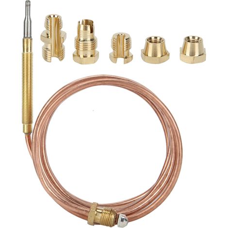 Kit thermocouple pour cuisinière à gaz, dispositif de protection contre le chauffage, sonde de température avec écrou, 600 mm (1/5)