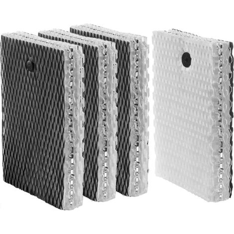 HWF100 Dochtfilter für Luftbefeuchter E, Ersatz für HWF100-UC3 BWF100 Luftbefeuchter – 4er-Pack (1/4)