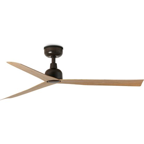 MARINE M Ventilador de techo marrón/roble IP44